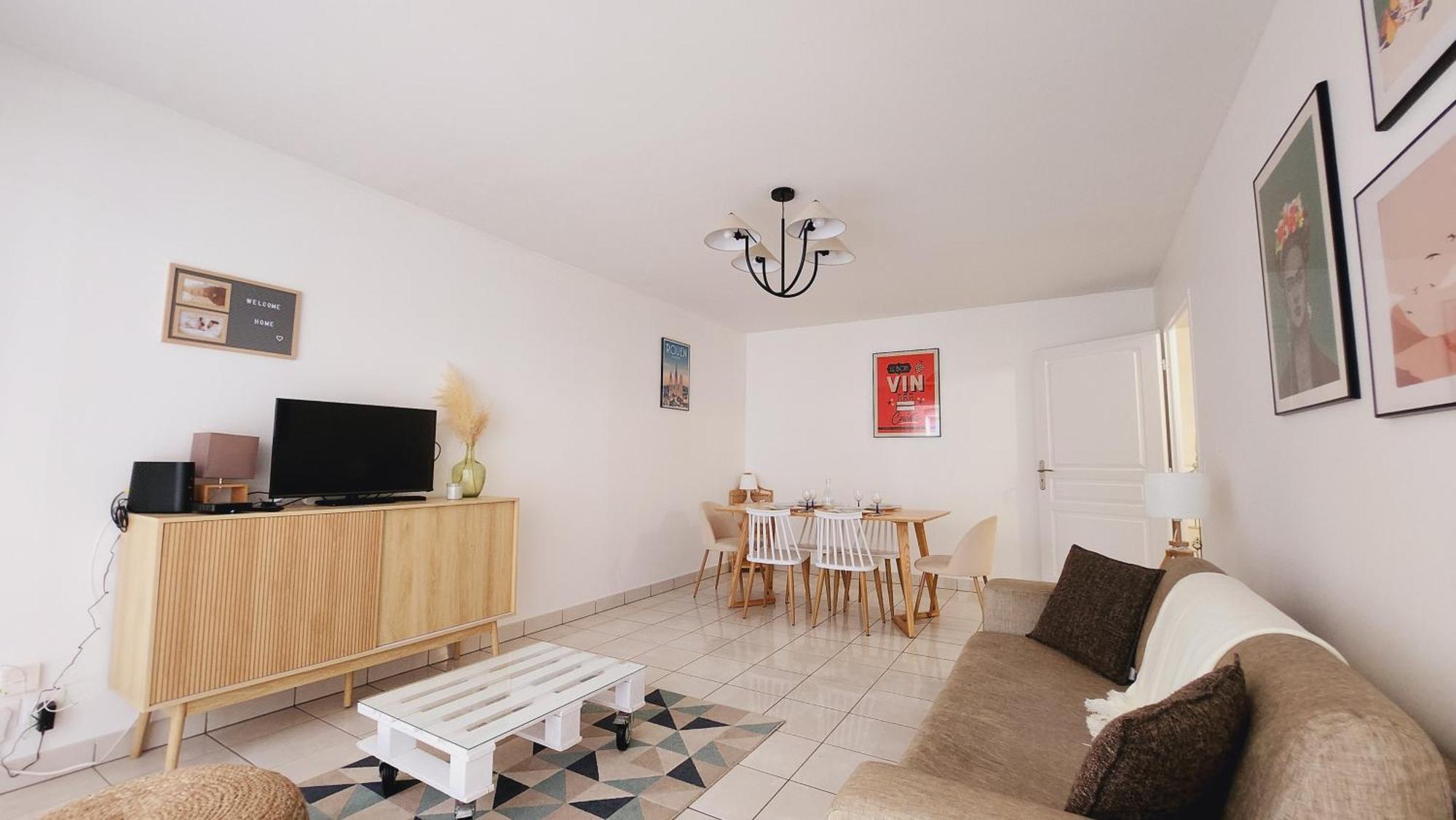 Le Gabrielle-Charmant Appartement-Parking Rouen Dış mekan fotoğraf